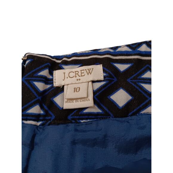 J.‎ CREW Pleated Skirt 10 Above or Knee Length Cute Going Out Coquette Girly - Picture 5 of 8